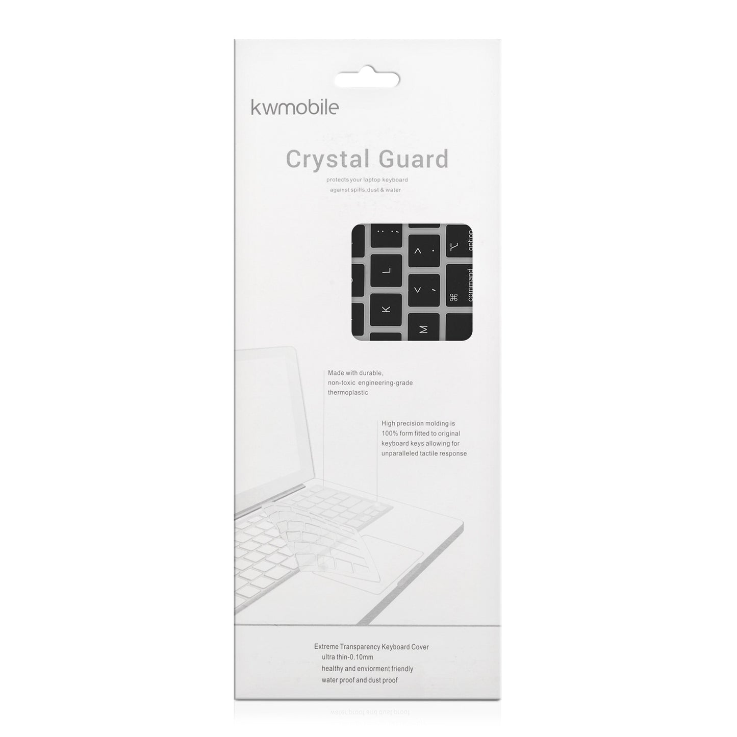 kwmobile Tastaturschutz für Apple MacBook Air 13.6 M2 (A2681) Touch ID model - QWERTY US Keyboard Cover Abdeckung