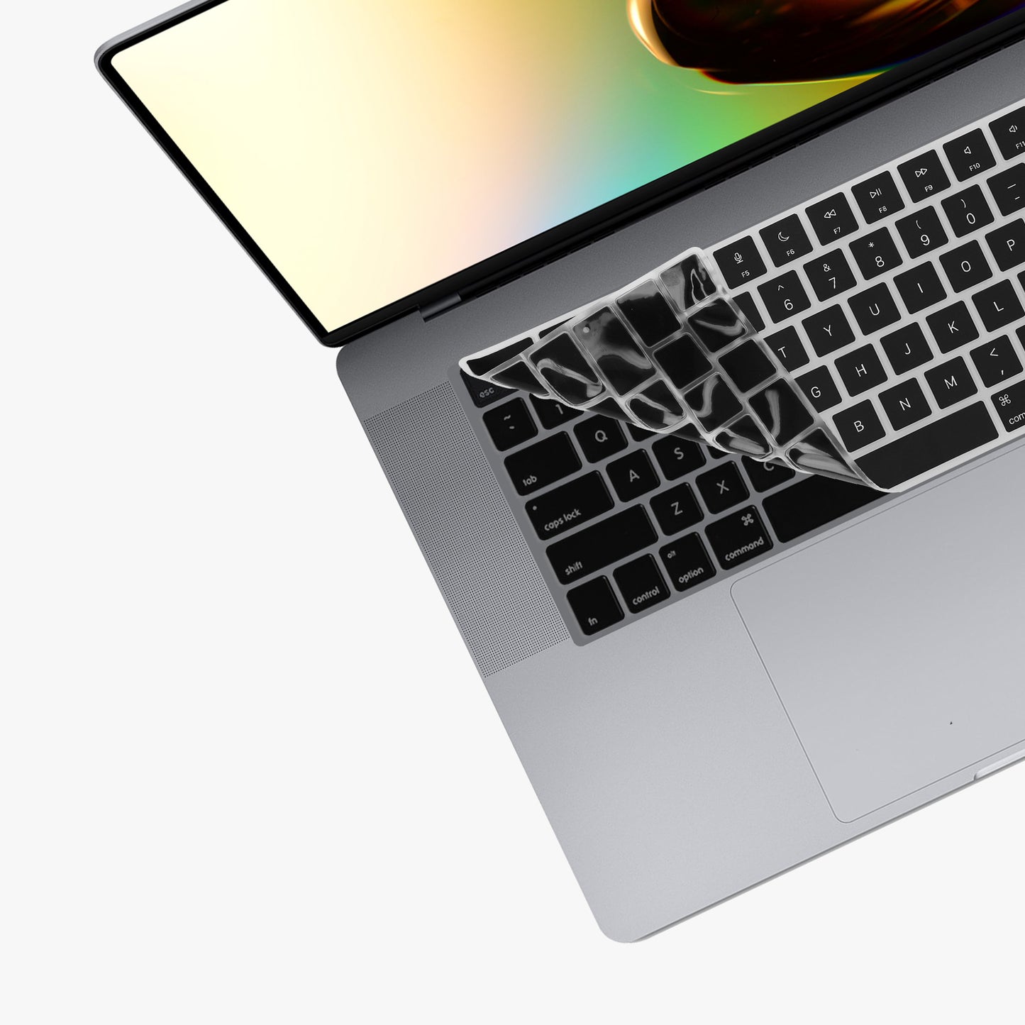 kwmobile Tastaturschutz für Apple MacBook Air 13.6 M2 (A2681) Touch ID model - QWERTY US Keyboard Cover Abdeckung