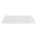 kwmobile Silikon Tastaturschutz für Apple MacBook Pro 16" (2023) M2 A2780 / M3 A2991 - QWERTZ Keyboard Cover Abdeckung - Transparent Transparent  