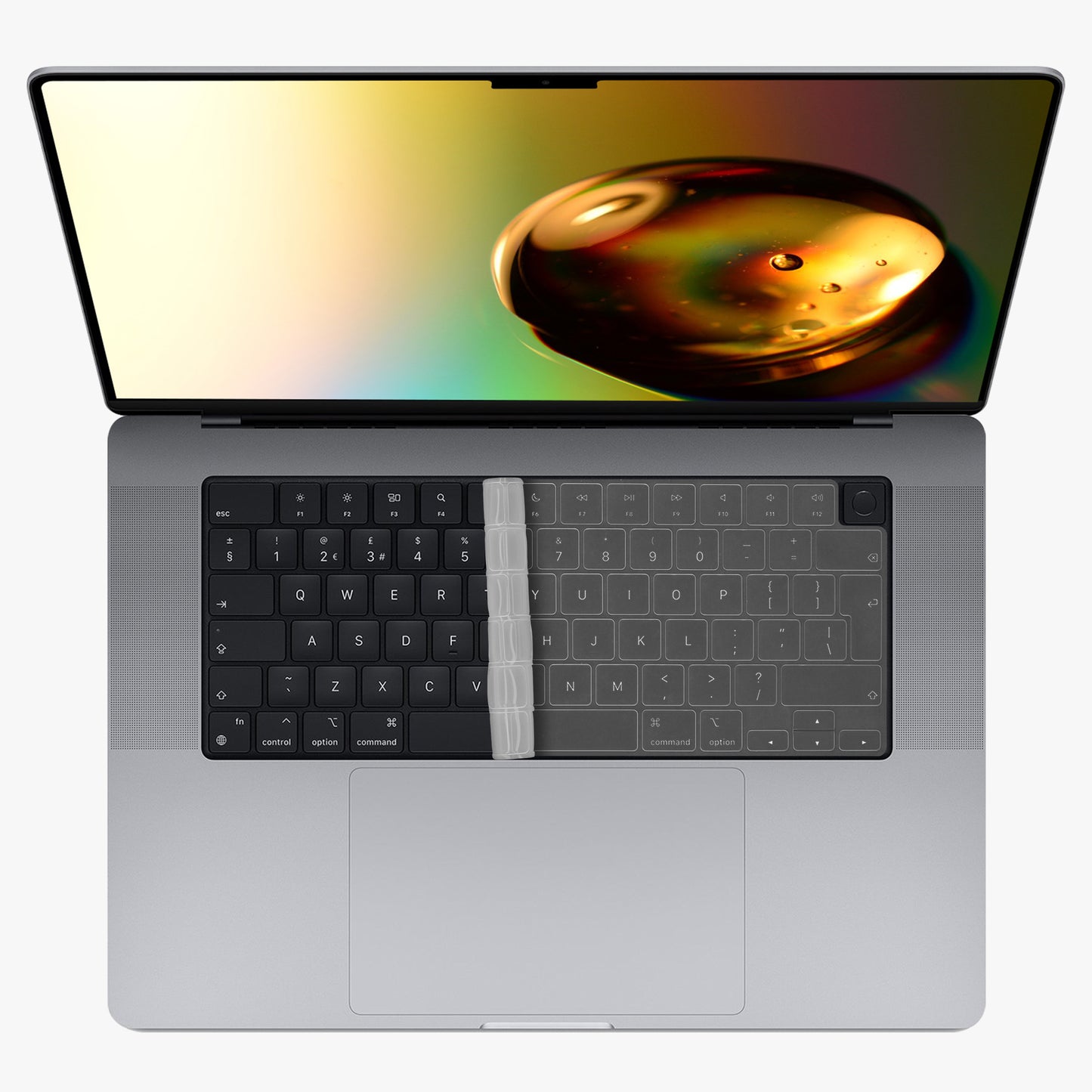 kwmobile Tastaturschutz für Apple MacBook Pro 16" (2023) M2 A2780 / M3 A2991 QWERTZ Keyboard Cover Abdeckung