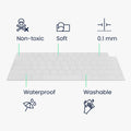 kwmobile Tastaturschutz für Apple MacBook Pro 16" (2023) M2 A2780 / M3 A2991 QWERTZ Keyboard Cover Abdeckung