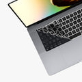 Silikon Tastaturschutz QWERTY (Spanien) kompatibel mit Apple MacBook Pro 16" (2023) M2 A2780 / M3 A2991