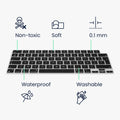 Silikon Tastaturschutz AZERTY (Frankreich, Belgien) kompatibel mit Apple MacBook Pro 16" (2023) M2 A2780 / M3 A2991
