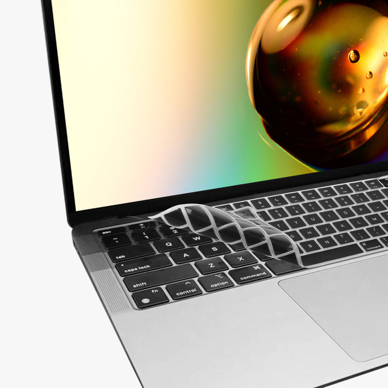 Silikon Tastaturschutz AZERTY (Frankreich, Belgien) kompatibel mit Apple MacBook Pro 16" (2023) M2 A2780 / M3 A2991