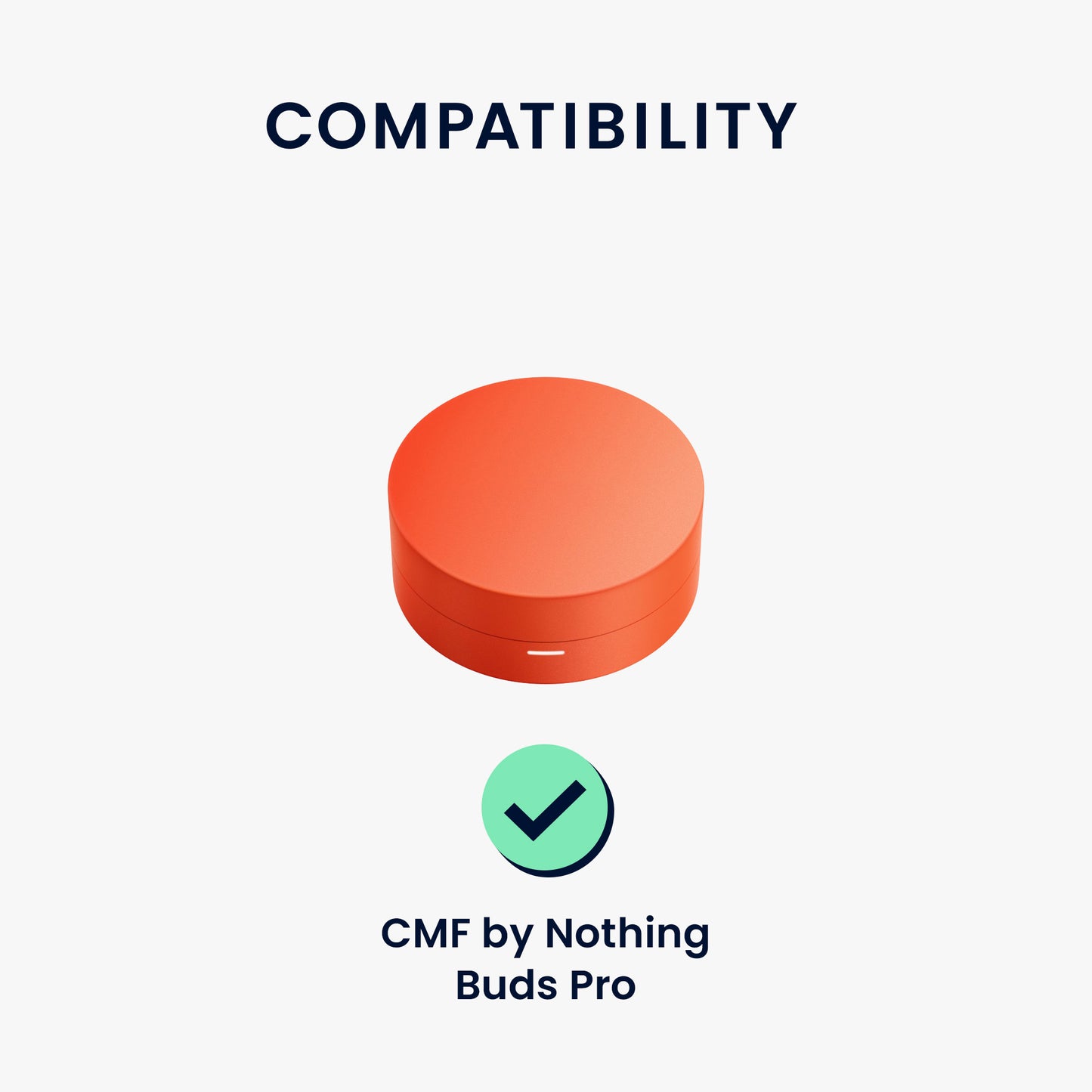 kwmobile Hülle kompatibel mit CMF by Nothing Buds Pro Hülle - Kopfhörer Case - Schutzhülle