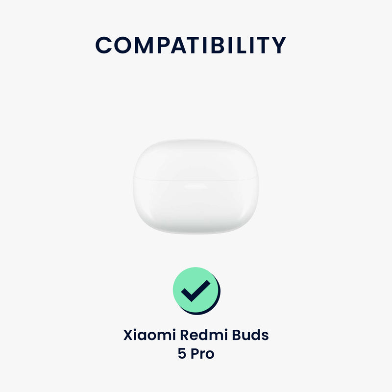 kwmobile Hülle kompatibel mit Xiaomi Redmi Buds 5 Pro Kopfhörer Case TPU Cover Schutzhülle