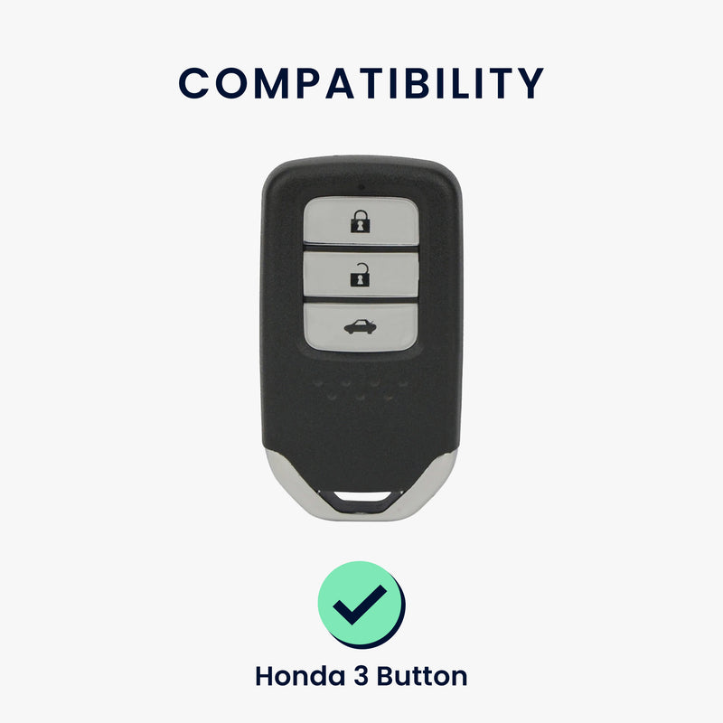 kwmobile Autoschlüssel Hülle kompatibel mit Honda 3-Tasten CRV CRIDER Jade XRV VEZEL