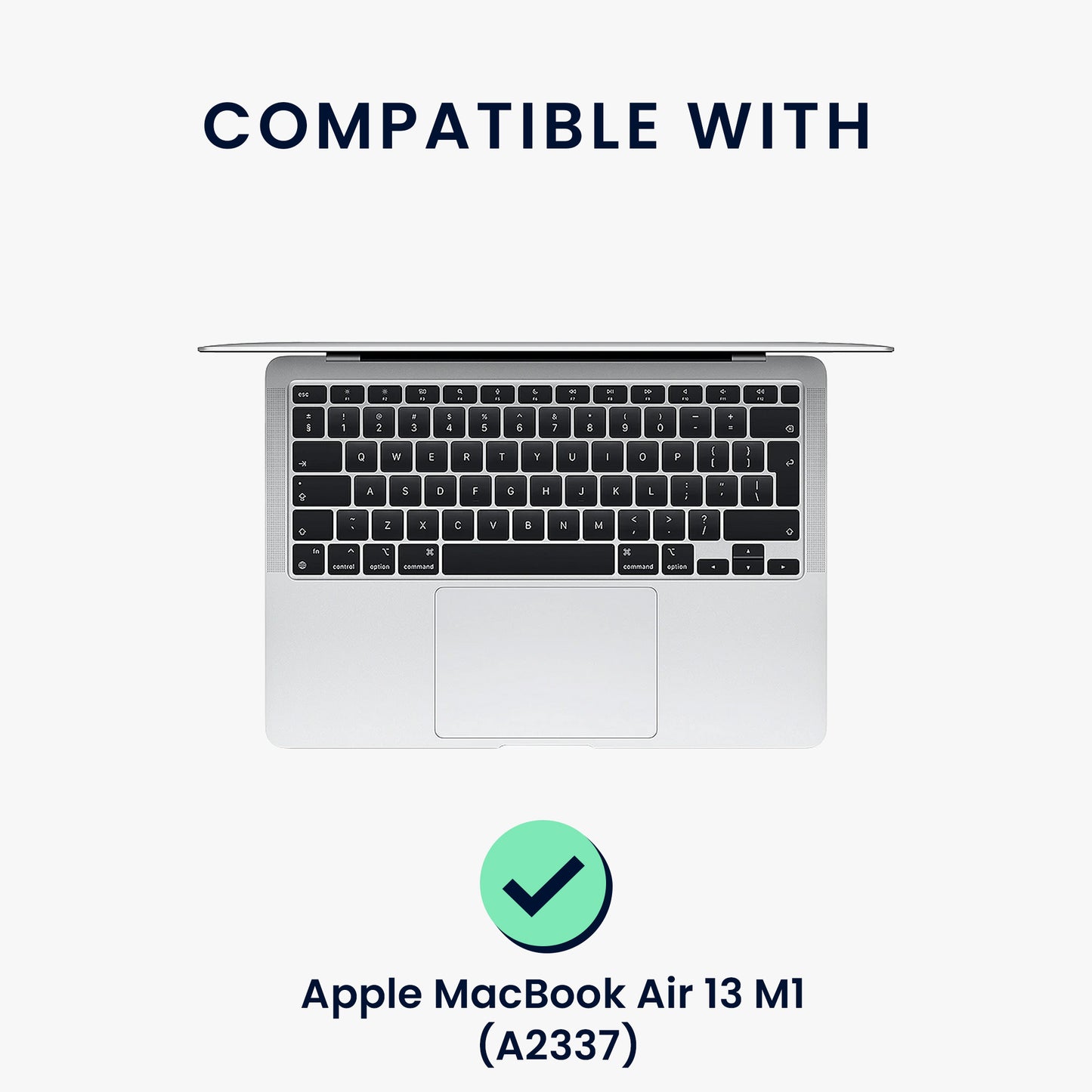 kwmobile Tastatur Aufkleber kompatibel mit Apple MacBook Air 13 M1 (A2337) Keyboard Sticker für Deutsche QWERTZ Tastatur