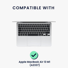 kwmobile Tastatur Aufkleber kompatibel mit Apple MacBook Air 13 M1 (A2337) Keyboard Sticker für Deutsche QWERTZ