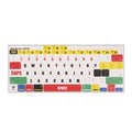 kwmobile Tastatur Aufkleber Englisch kompatibel mit Apple MacBook Air 13 M1 (A2337) Keyboard Sticker - Farb-Aufkleber für US QWERTY Tastatur - Mehrfarbig Mehrfarbig  [dsg01]