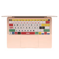 kwmobile Tastatur Aufkleber Englisch kompatibel mit Apple MacBook Air 13 M1 (A2337) Keyboard Sticker