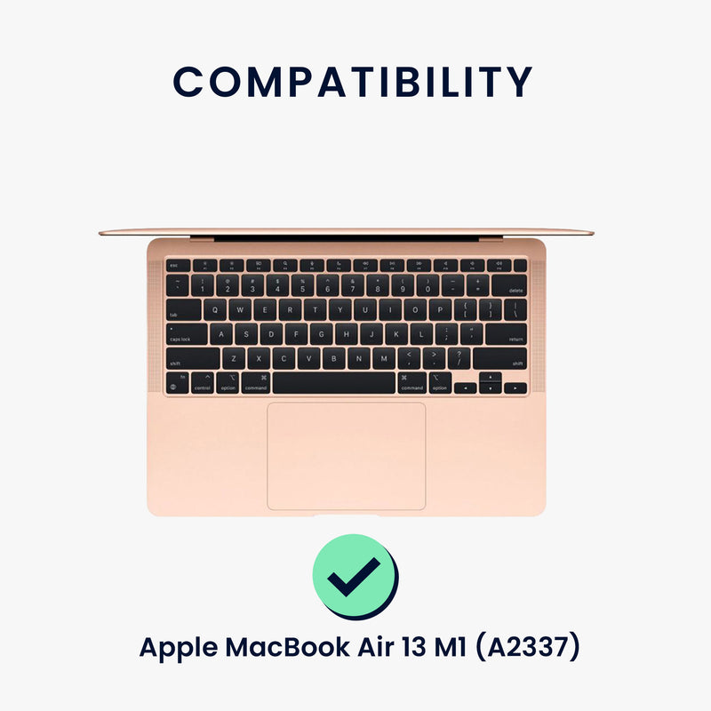 kwmobile Tastatur Aufkleber Englisch kompatibel mit Apple MacBook Air 13 M1 (A2337) Keyboard Sticker