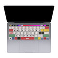 kwmobile Tastatur Aufkleber Englisch kompatibel mit Apple MacBook Pro 13.3 M1 M2 (A2289 / A2251 / A2338) Keyboard Sticker Farb-Aufkleber für US QWERTY Tastatur