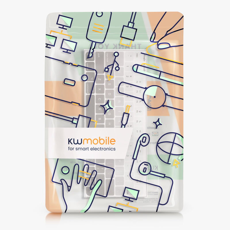 kwmobile Tastatur Aufkleber Englisch kompatibel mit Apple Magic Keyboard Wireless Keyboard Sticker