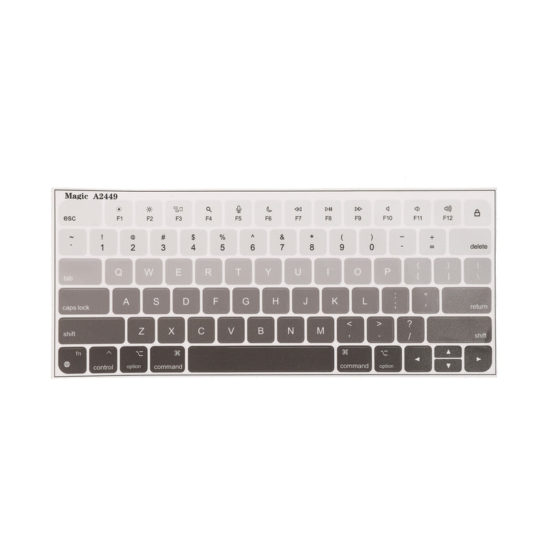 kwmobile Tastatur Aufkleber Englisch kompatibel mit Apple Magic Keyboard Wireless Keyboard Sticker