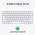 kwmobile Tastatur Aufkleber Englisch kompatibel mit Apple Magic Keyboard Wireless Keyboard Sticker