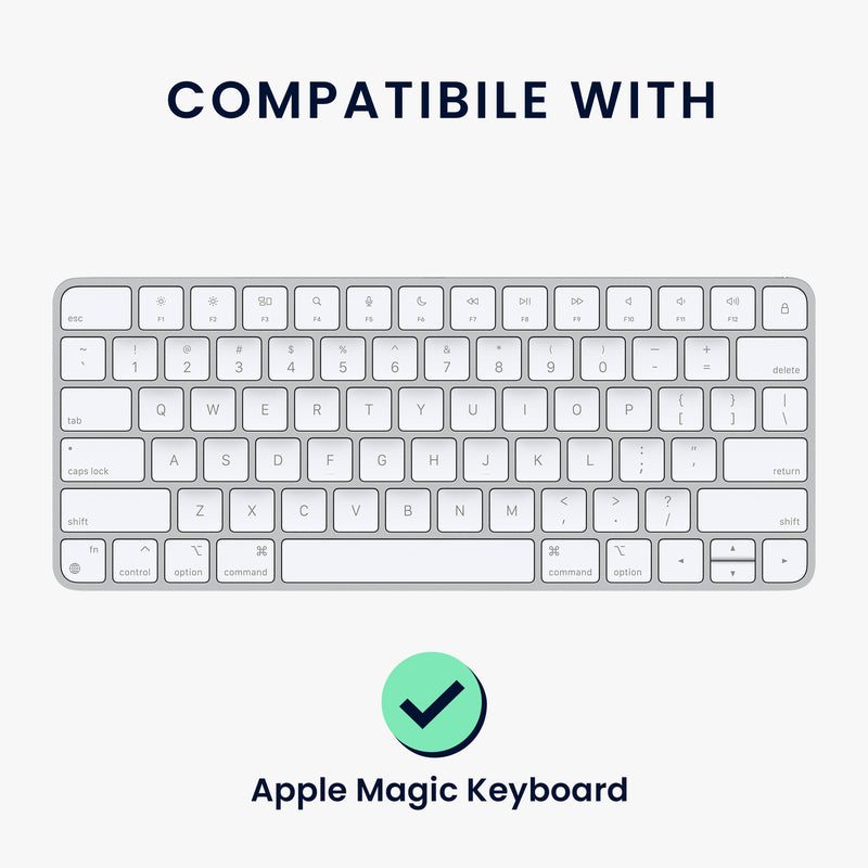 kwmobile Tastatur Aufkleber Englisch kompatibel mit Apple Magic Keyboard Wireless Keyboard Sticker