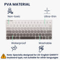 kwmobile Tastatur Aufkleber Englisch kompatibel mit Apple Magic Keyboard Wireless Keyboard Sticker