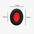 kwmobile Ohr Polster für 1More SonoFlow / SonoFlow SE Ohrpolster Ersatz Ohrpolster Kopfhörer Ersatzteile Kopfhörer Ersatzpolster Over Ear Headphones