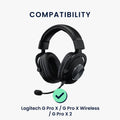 kwmobile Kunstleder Ohr Polster für Logitech G Pro X / G Pro X Wireless / G Pro X 2 Ohrpolster Ersatz Ohrpolster Kopfhörer Ersatzteile Kopfhörer Ersatzpolster mit Cooling Effekt