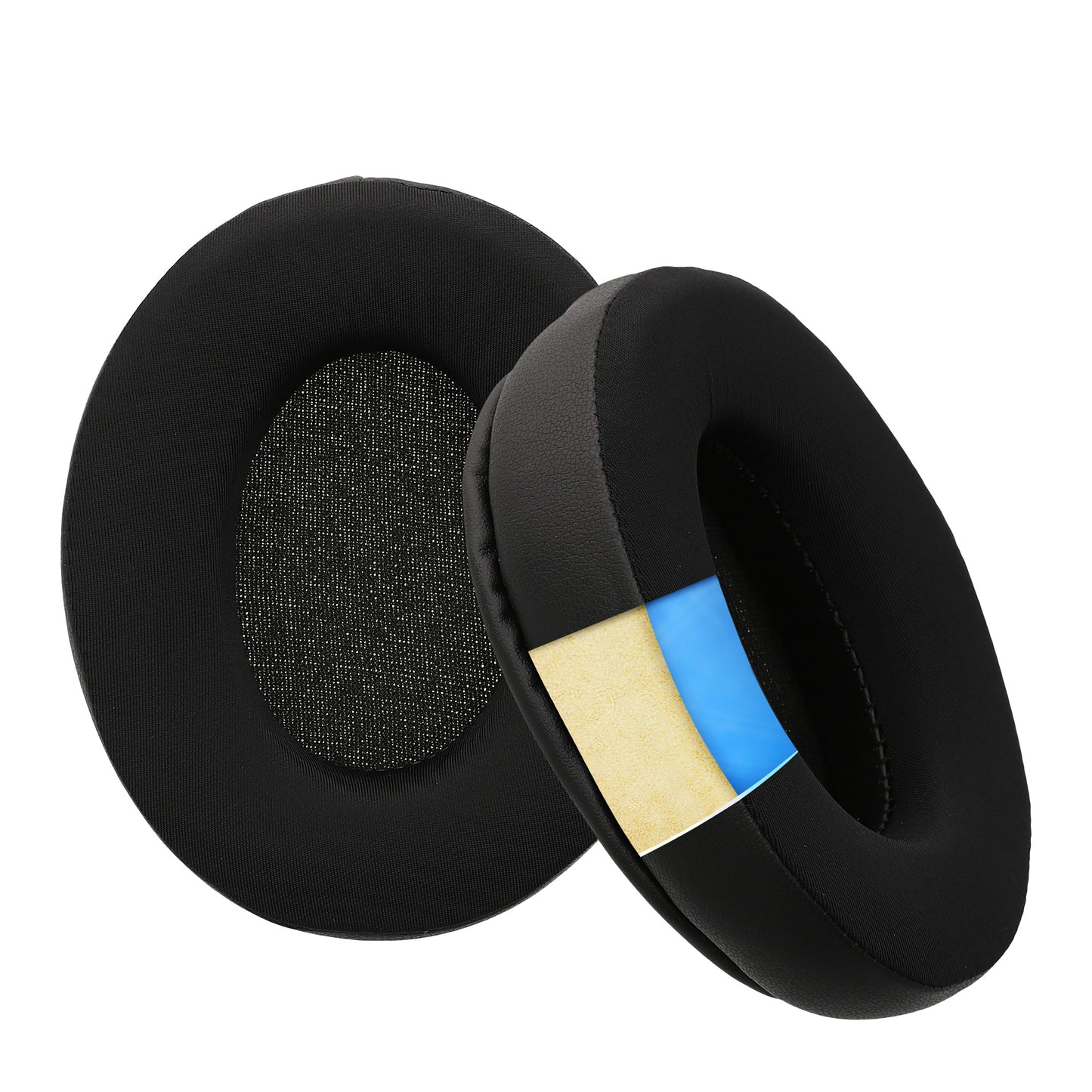 kwmobile 2x Kunstleder Ohr Polster für TurtleBeach Stealth 600 / Stealth 500 / Stealth 400 / Stealth 700 Gen 1 Ohrpolster - Ersatz Ohrpolster - Kopfhörer Ersatzteile - Kopfhörer Ersatzpolster mit Cooling Effekt Schwarz  