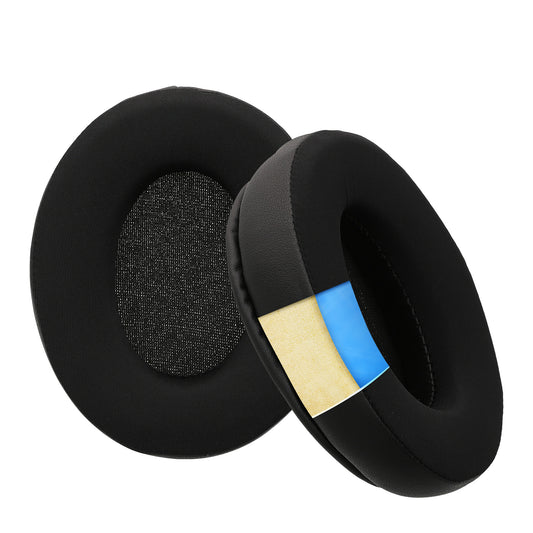 kwmobile 2x Kunstleder Ohr Polster für TurtleBeach Stealth 600 / Stealth 500 / Stealth 400 / Stealth 700 Gen 1 Ohrpolster - Ersatz Ohrpolster - Kopfhörer Ersatzteile - Kopfhörer Ersatzpolster mit Cooling Effekt Schwarz  