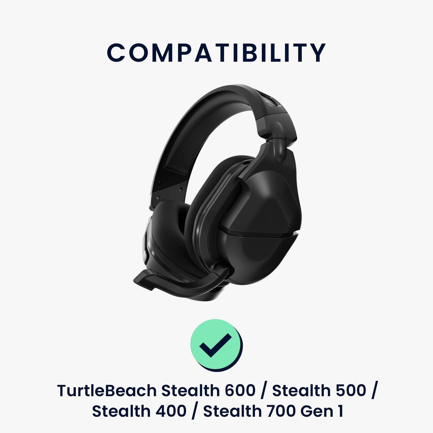 2x Ohrpolster für TurtleBeach Stealth 600 / Stealth 500 / Stealth 400 / Stealth 700 Gen 1
