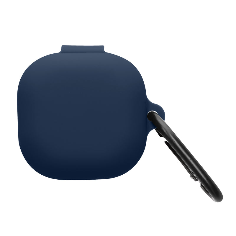 kwmobile Hülle kompatibel mit Samsung Galaxy Buds FE Kopfhörer - Silikon Schutzhülle Etui Case Cover Schoner in Dunkelblau Dunkelblau  