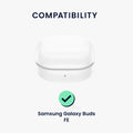 kwmobile Hülle kompatibel mit Samsung Galaxy Buds FE Kopfhörer Schutzhülle Etui Case Cover Schoner