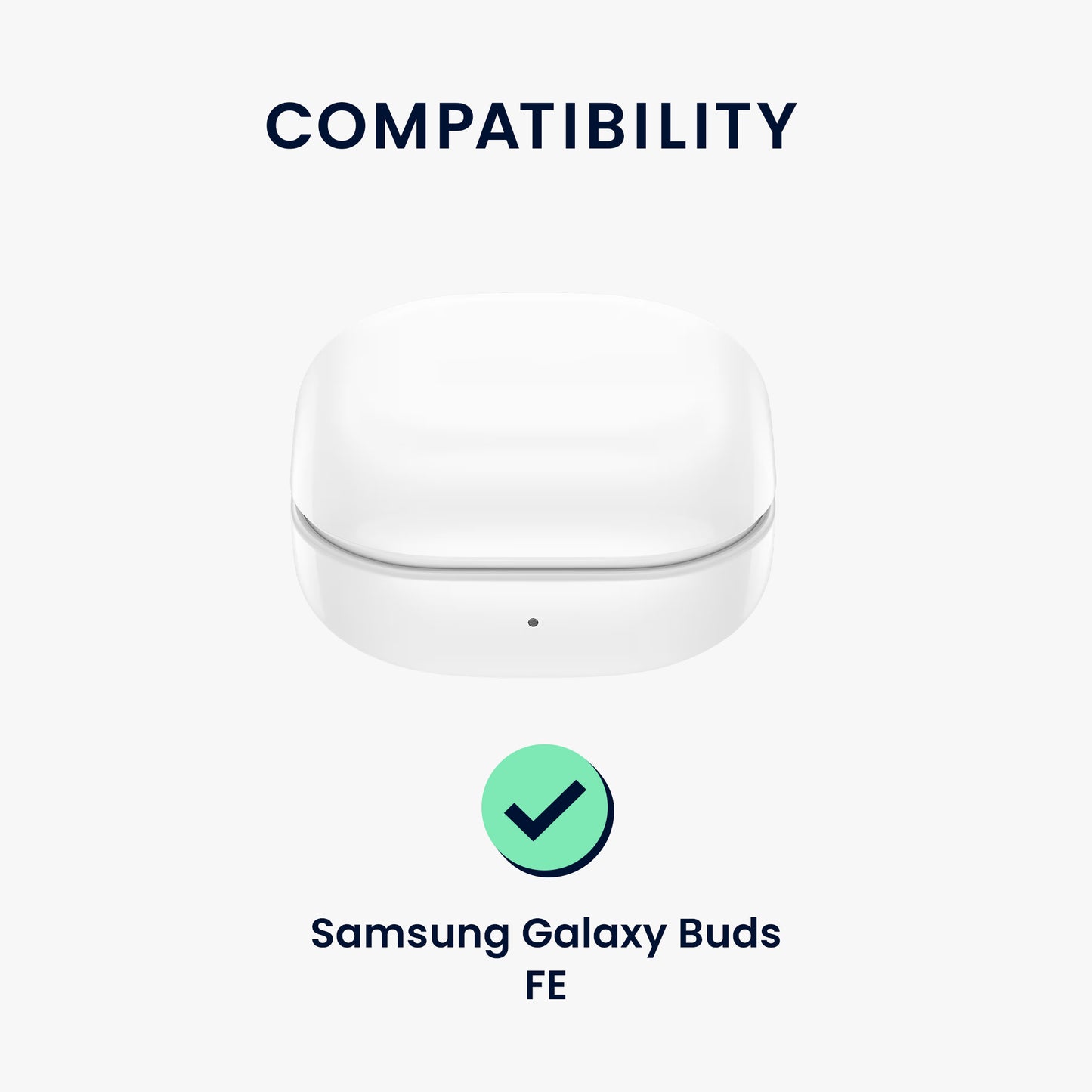 kwmobile Hülle kompatibel mit Samsung Galaxy Buds FE Kopfhörer Schutzhülle Etui Case Cover Schoner
