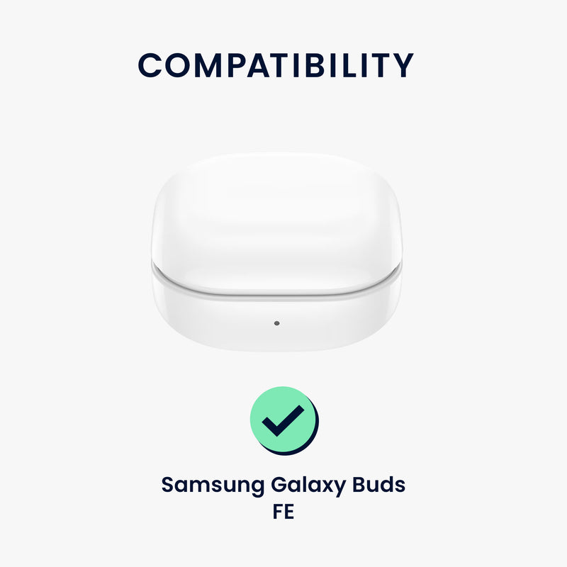 kwmobile Hülle kompatibel mit Samsung Galaxy Buds FE Kopfhörer Schutzhülle Etui Case Cover Schoner