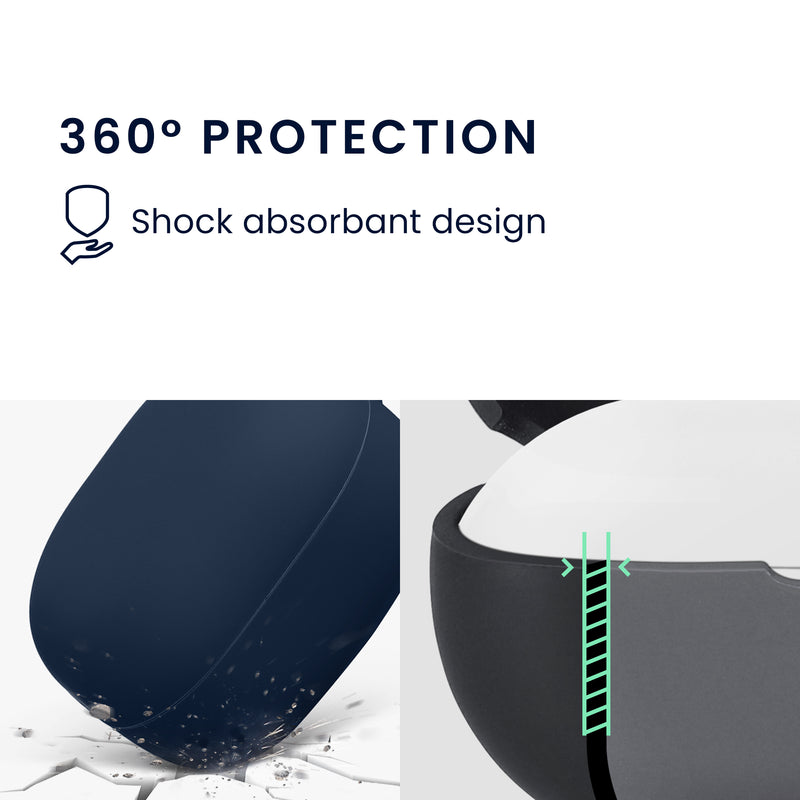 kwmobile Hülle kompatibel mit Samsung Galaxy Buds FE Kopfhörer Schutzhülle Etui Case Cover Schoner