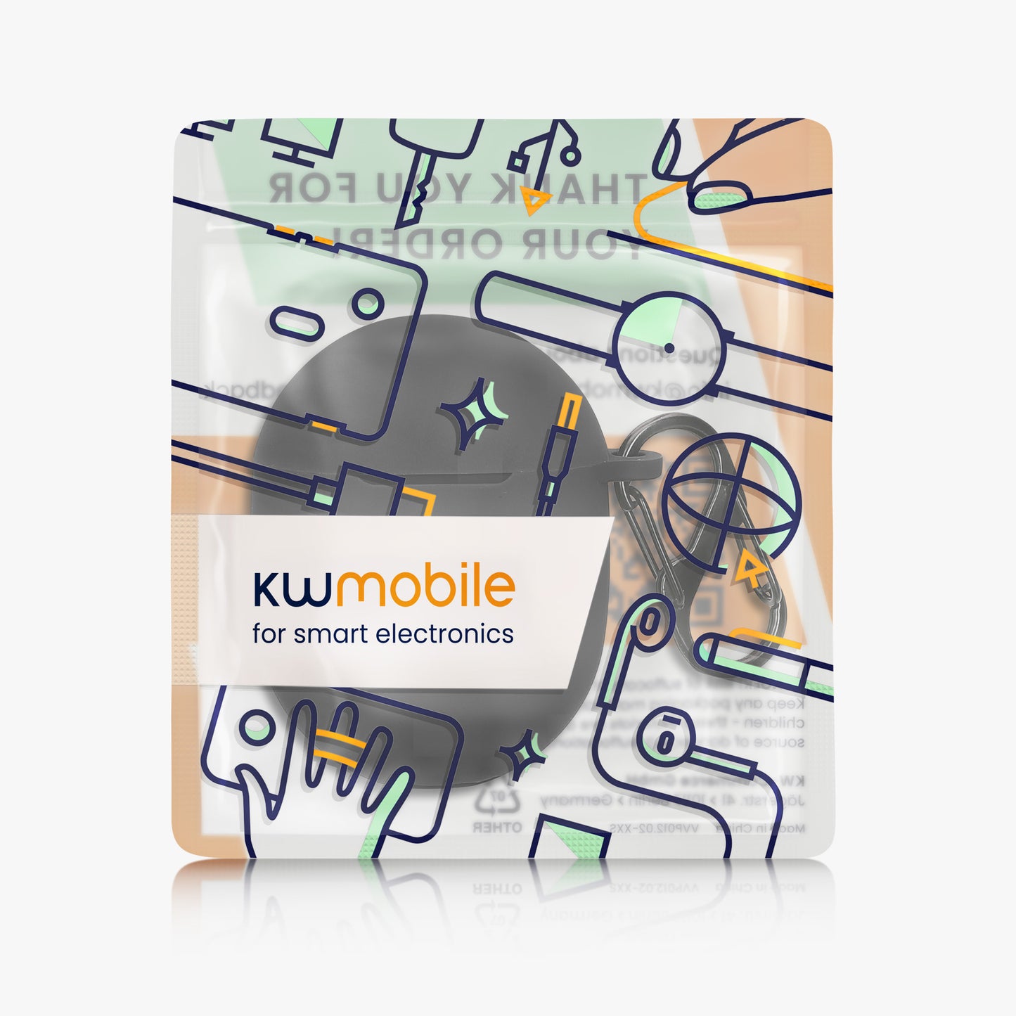 kwmobile Hülle kompatibel mit Google Pixel Buds A Series Hülle - Kopfhörer Case - Schutzhülle