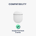kwmobile Hülle kompatibel mit Google Pixel Buds A Series Hülle - Kopfhörer Case - Schutzhülle