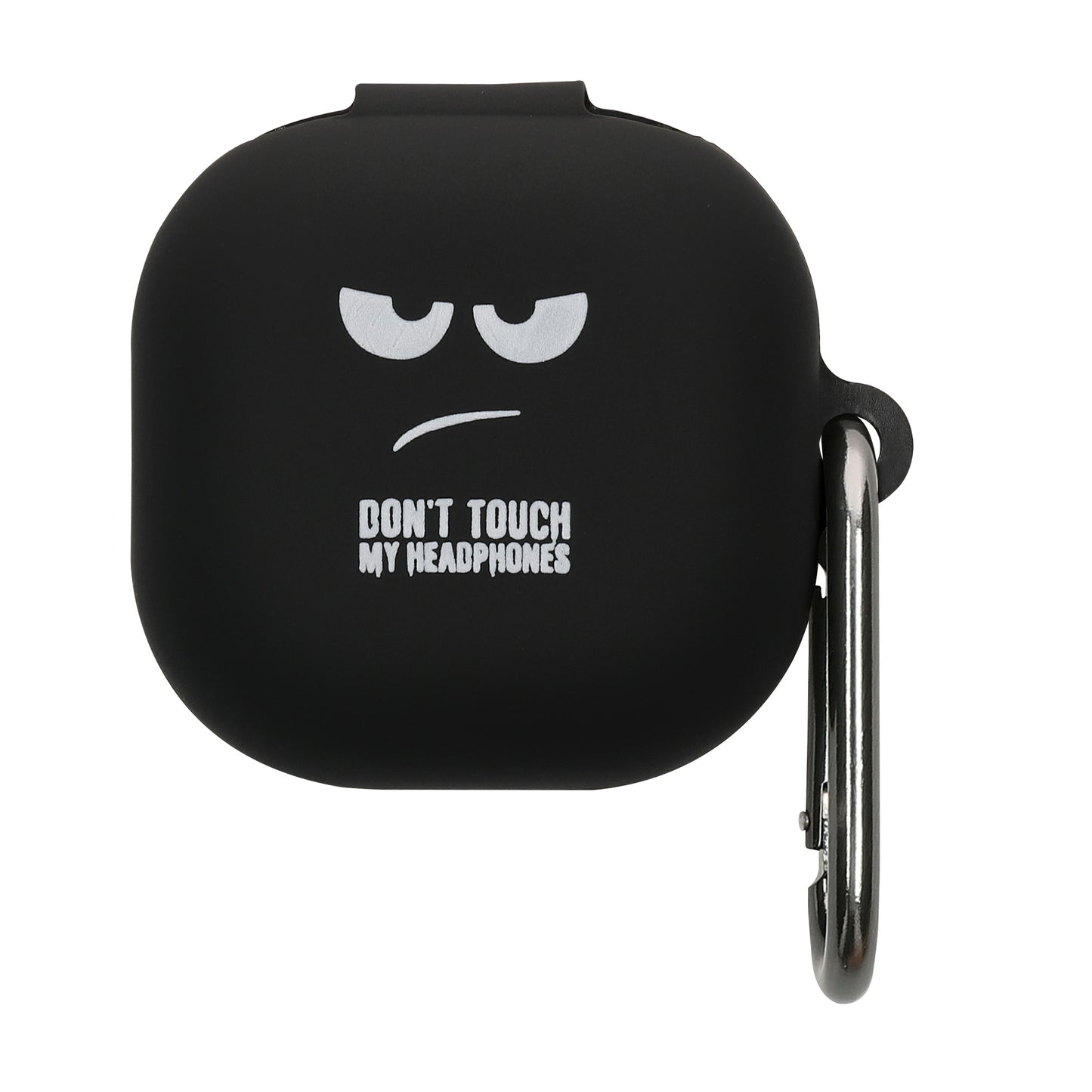 kwmobile Hülle kompatibel mit Samsung Galaxy Buds FE Hülle - Silikon Kopfhörer Schutzhülle Case Cover Weiß Schwarz Schwarz Weiß  [dsg02]