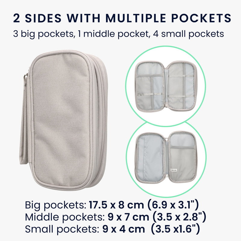 kwmobile Powerbank Schutzhülle kompatibel mit Anker PowerCore 20000 / 20100 / 10000 / 13000 mAh Hülle - Case Tasche für mobiles Ladegerät - 17,5 x 8 cm Innenmaße