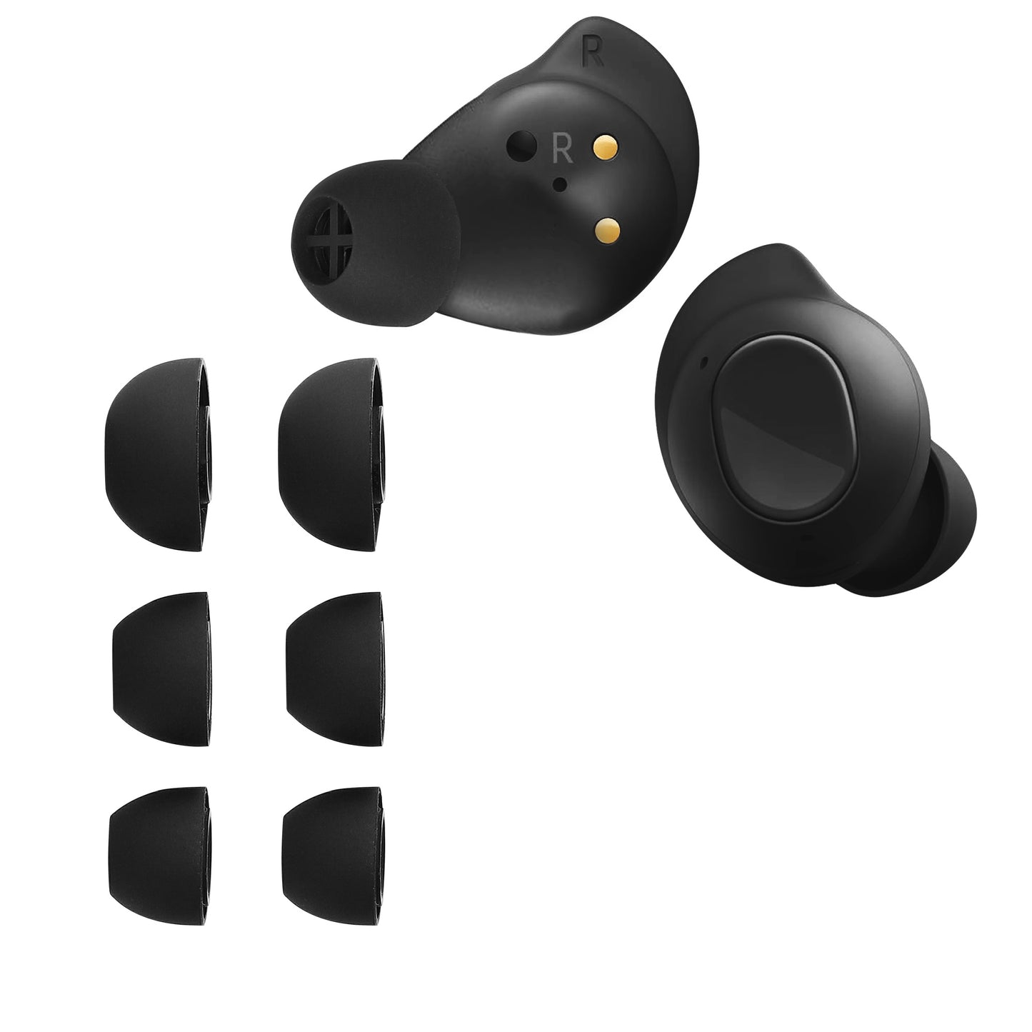 kwmobile Ersatzpolster kompatibel mit Sennheiser MOMENTUM True Wireless 3 - 4 Größen - Ersatz Ohrstöpsel In-Ear Kopfhörer - Polster