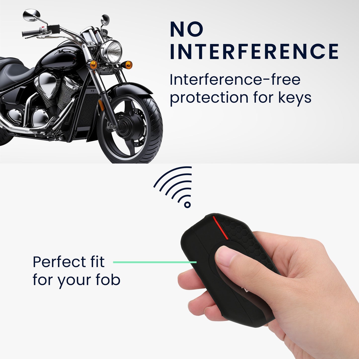 kwmobile Motorradschlüssel Schutzhülle kompatibel mit BMW R1250GS C400X C400GT F900R F750GS R1200GS GS1250 Hülle für Motorräder