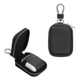 kwmobile In-Ear Kopfhörer Case kompatibel mit in-ear Headphones Hülle - Headphones Schutzhülle aus Kunstleder - Innenmaße 6 x 5 cm - Schwarz Schwarz  