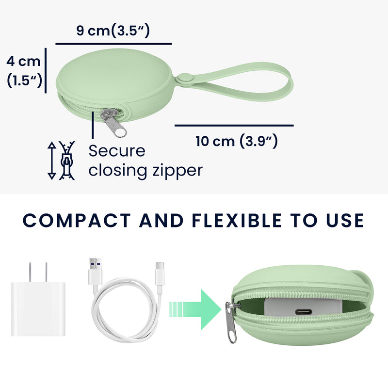 kwmobile In-Ear Kopfhörer Case kompatibel mit in-ear Headphones Hülle - Innenmaße 8 x 8 cm