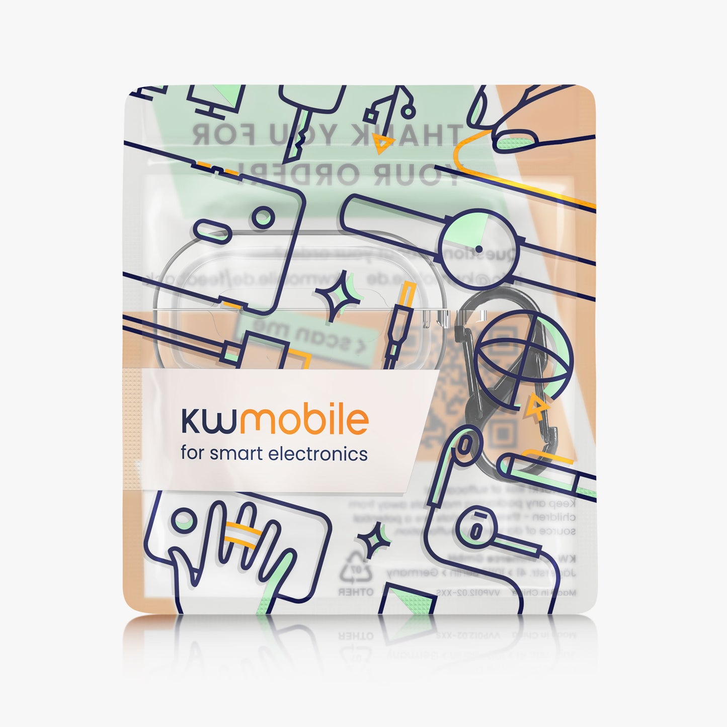 kwmobile Hülle für Samsung Galaxy Buds FE Case Kopfhörer Cover