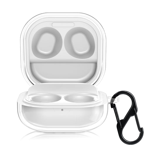 kwmobile Hülle für Samsung Galaxy Buds FE Case - TPU Silikon Schutzhülle - Kopfhörer Cover - Transparent Transparent  