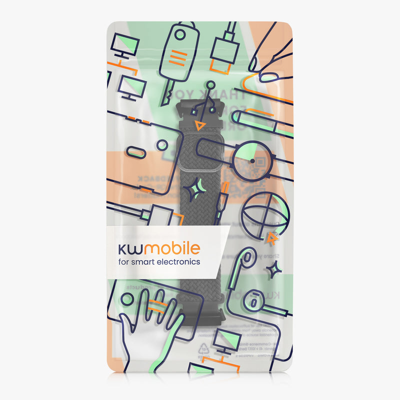 kwmobile Armband kompatibel mit Xiaomi Redmi Watch 3 Active Fitnesstracker Sportarmband Band - Innenmaße von 14 - 22 cm