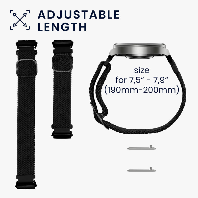 kwmobile Armband kompatibel mit Xiaomi Redmi Watch 3 Active Fitnesstracker Sportarmband Band - Innenmaße von 14 - 22 cm