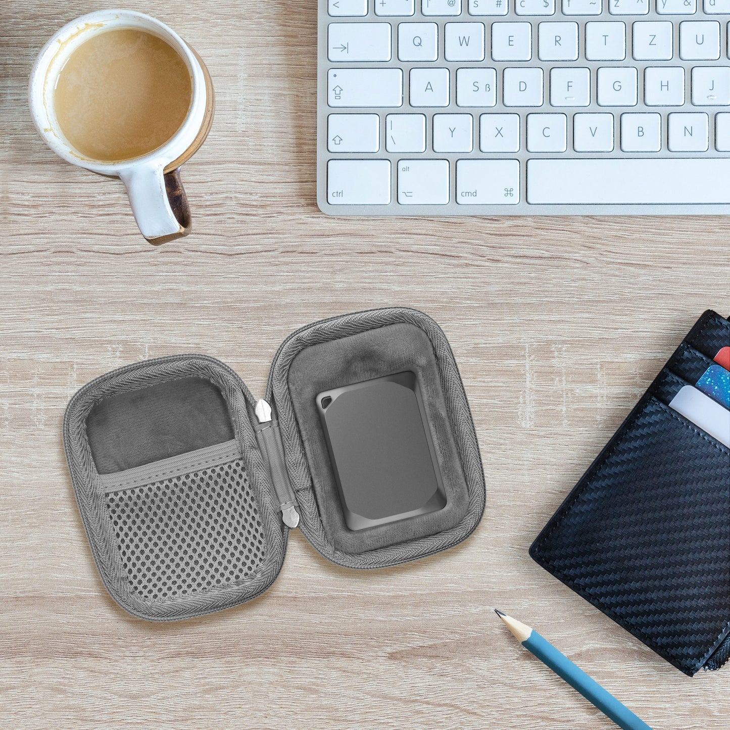 Tasche für Crucial X9 Pro / X10PRO / X6 / WD Elements SE 1T 2T