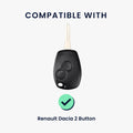 Hülle für Renault Dacia 2-Tasten Autoschlüssel