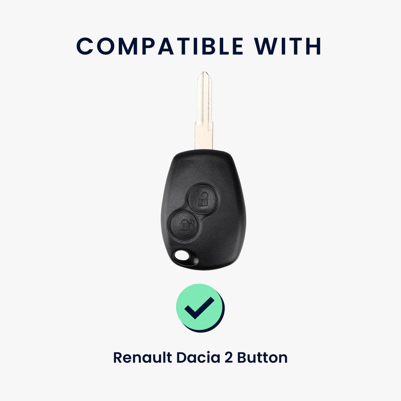 Hülle für Renault Dacia 2-Tasten Autoschlüssel