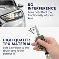 kwmobile Autoschlüssel Hülle kompatibel mit Renault 3-Tasten Dacia Sandero Stepway 2021 Hülle - Schlüsselhülle mit Key Ring Anhänger - Cover