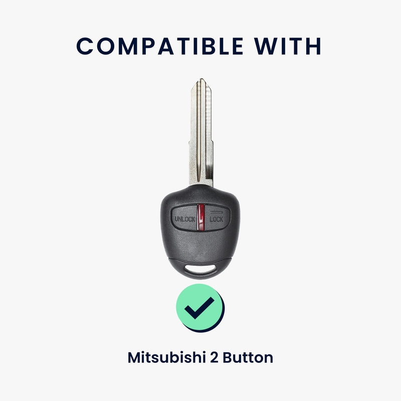 Hülle für Mitsubishi 2-Tasten Autoschlüssel