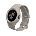 kwmobile Sportarmband kompatibel mit Google Pixel Watch 2 / Pixel Watch 1 - Armband für Fitnesstracker - mit Schutz Bumper